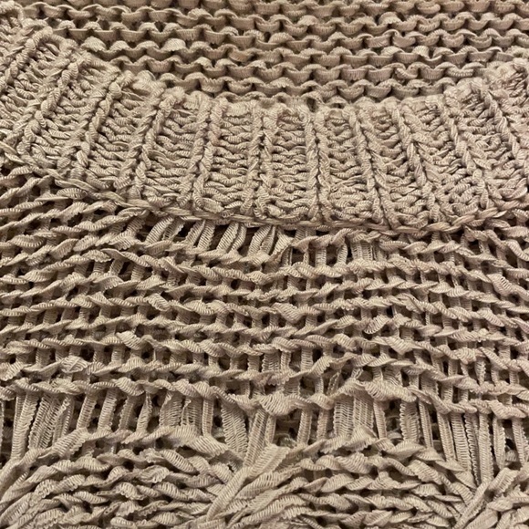 Coldwater Creek Cap Sleeve Sweater 1X 18 Taupe - Picture 11 of 11